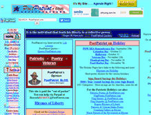 Tablet Screenshot of poetpatriot.com